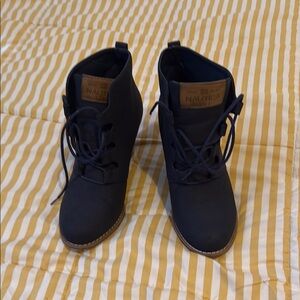 Nautica Blue Navy Ankle Boots